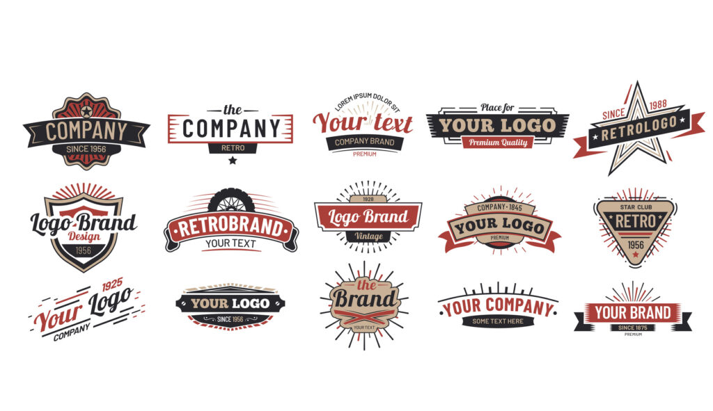 vintage company logos