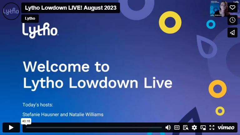 Lytho Lowdown Video Screenshot